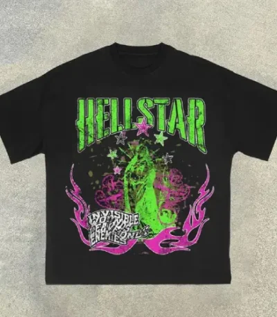 Black Hellstar Invisible Wounds T-shirt