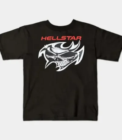 Black Hellstar Invisible T-shirt Front