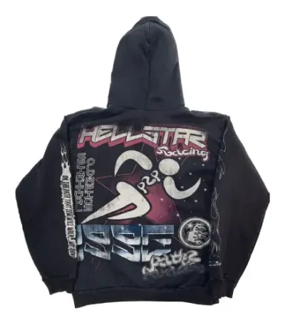 Black Hellstar Spiritual Olympics Hoodie