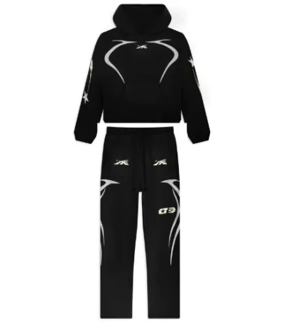 Black Hellstar Sports Jet Tracksuit