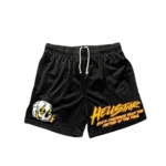 Buy Hellstar Logo Black Shorts