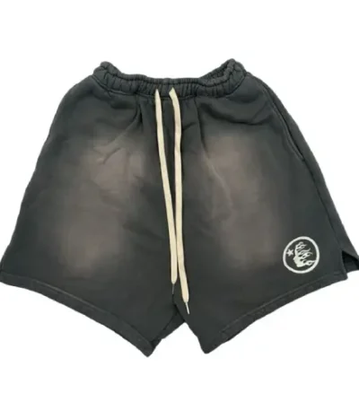 Grey Hellstar Fleece Shorts