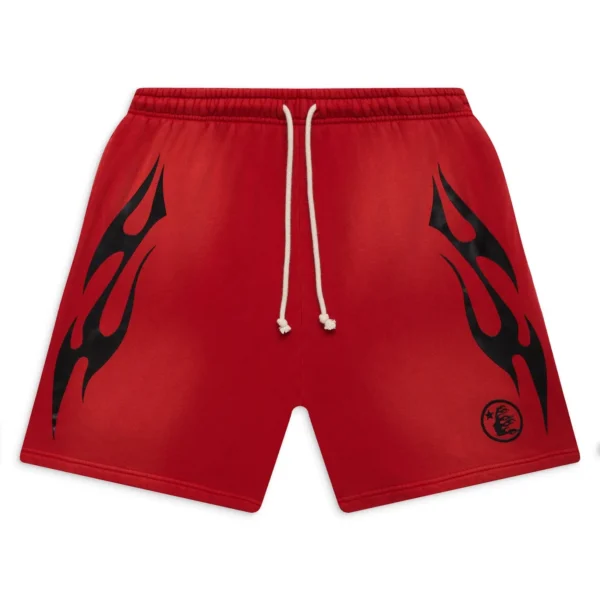 Hellstar Flame Red Shorts