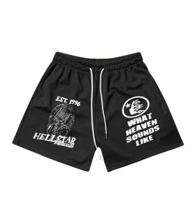 Hellstar Black Vintage Shorts