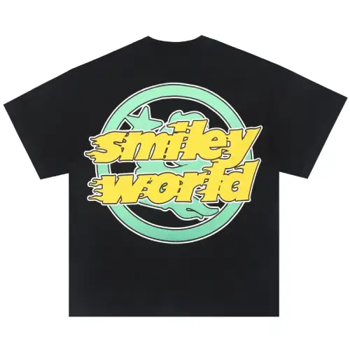 Black Hellstar Studios Smiley World Tee