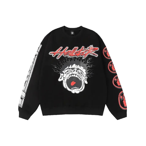 Hellstar Studios Records Sweatshirt Black