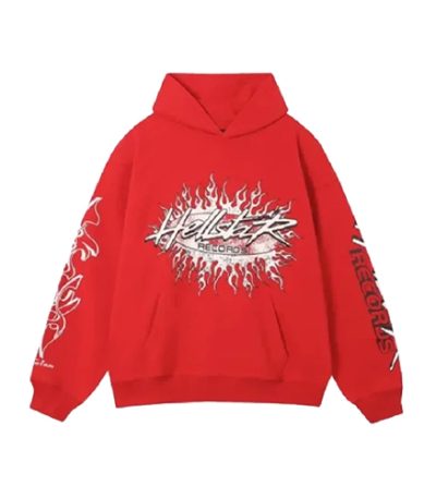 Hellstar Studio Records Tracksuit Red back