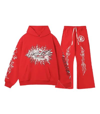 Hellstar Studios Records Tracksuit Red