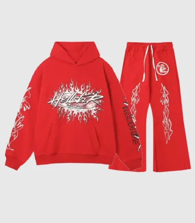 Hellstar Studios Records Tracksuit Red