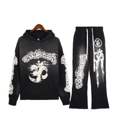 Hellstar Studios Records Yoga Tracksuit Black