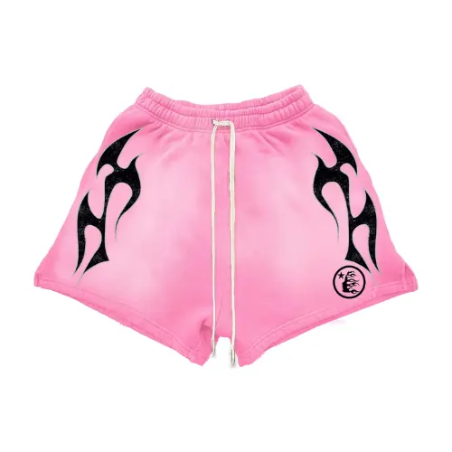 Hellstar Pink Flame Shorts