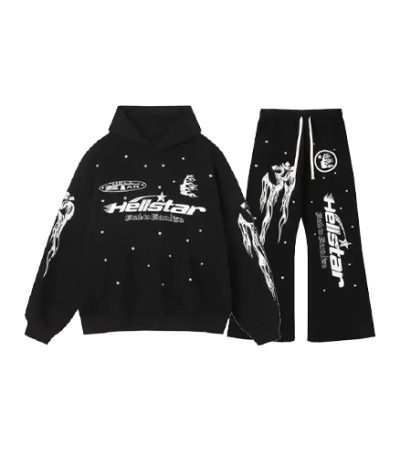 Unisex Black Hellstar Studios Records Star Flare Tracksuit