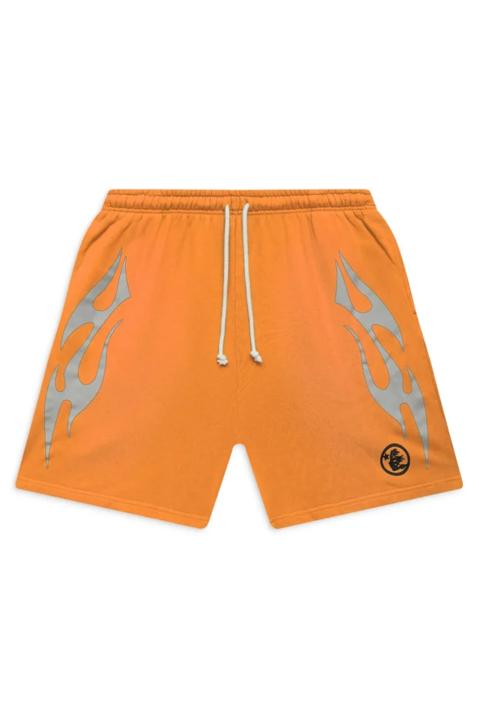 Hellstar Flame Orange Shorts